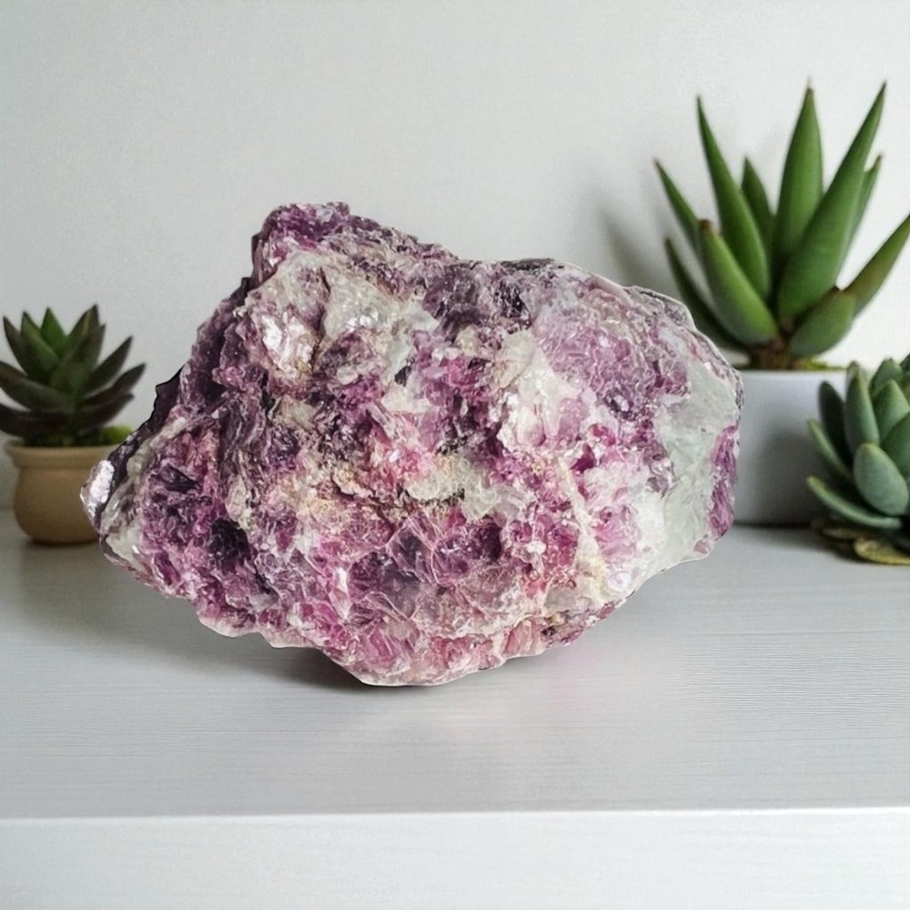 Shimmering Purple Mica‎ Crystal Healing Stone Specimen Meditation & Energy Work